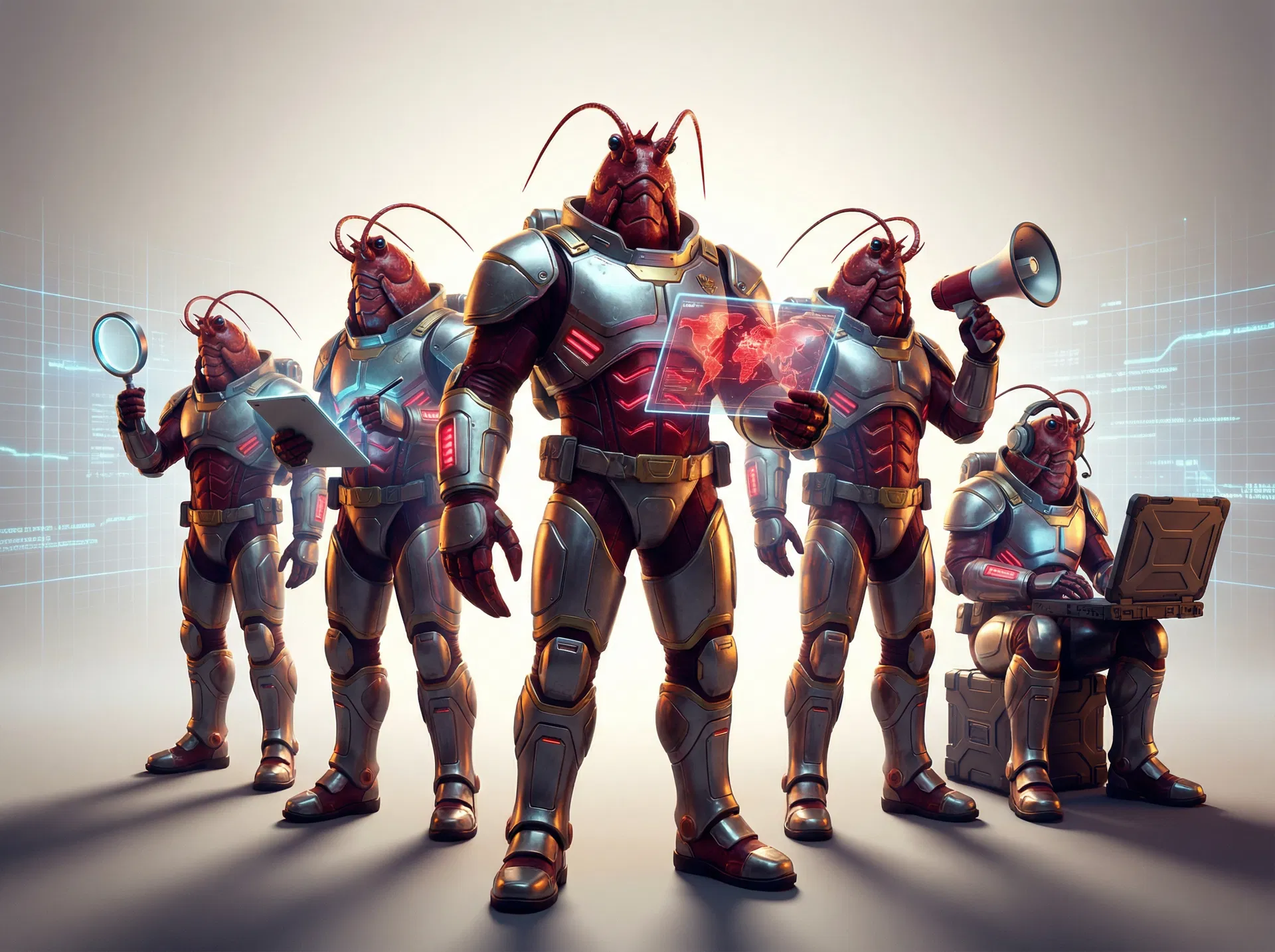 ClawX Army - Lobster Army Squad