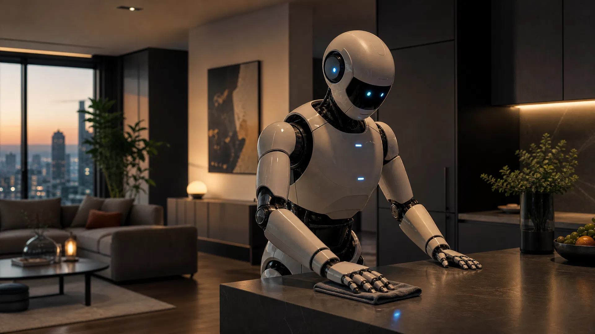 Robô de limpeza com IA para automação residencial