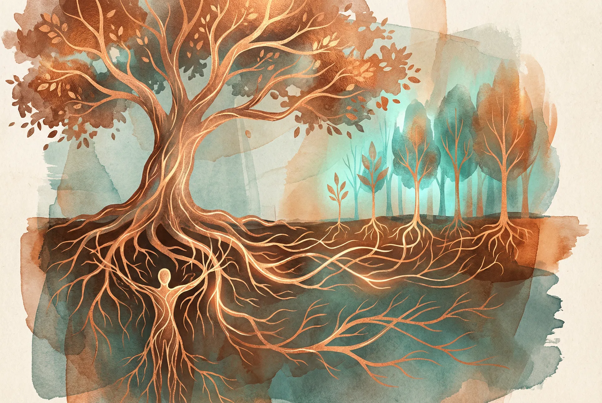 Tree with deep roots representing Social Impact Capitalism