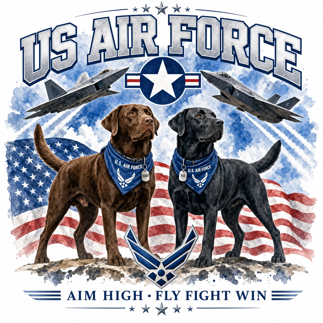 Proud Air Force Labs Tee