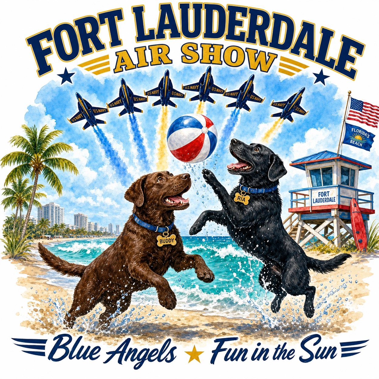 Fort Lauderdale Air Show - Fun in the Sun Tee