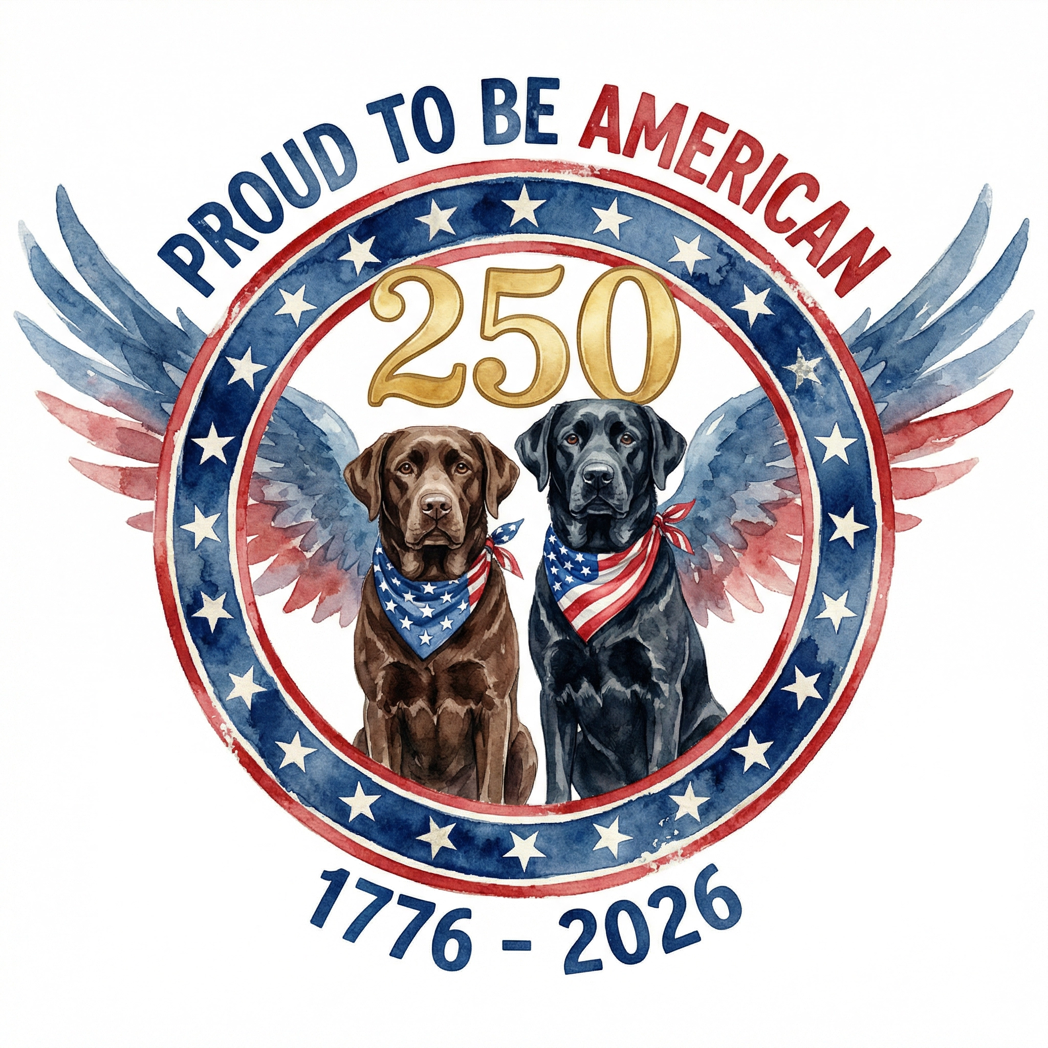 Proud to be American 250 Tee