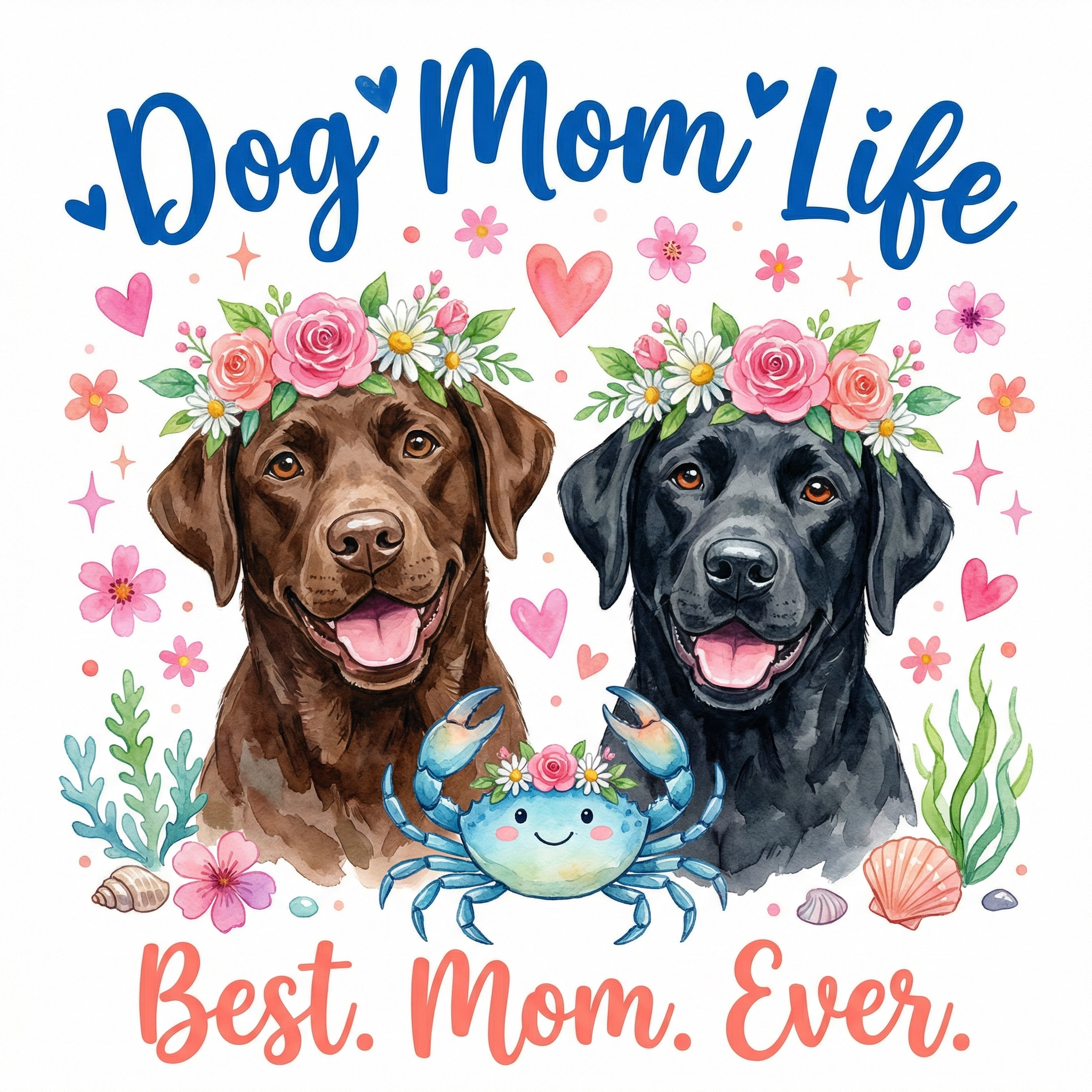 Dog Mom Life - Best Mom Ever Tee