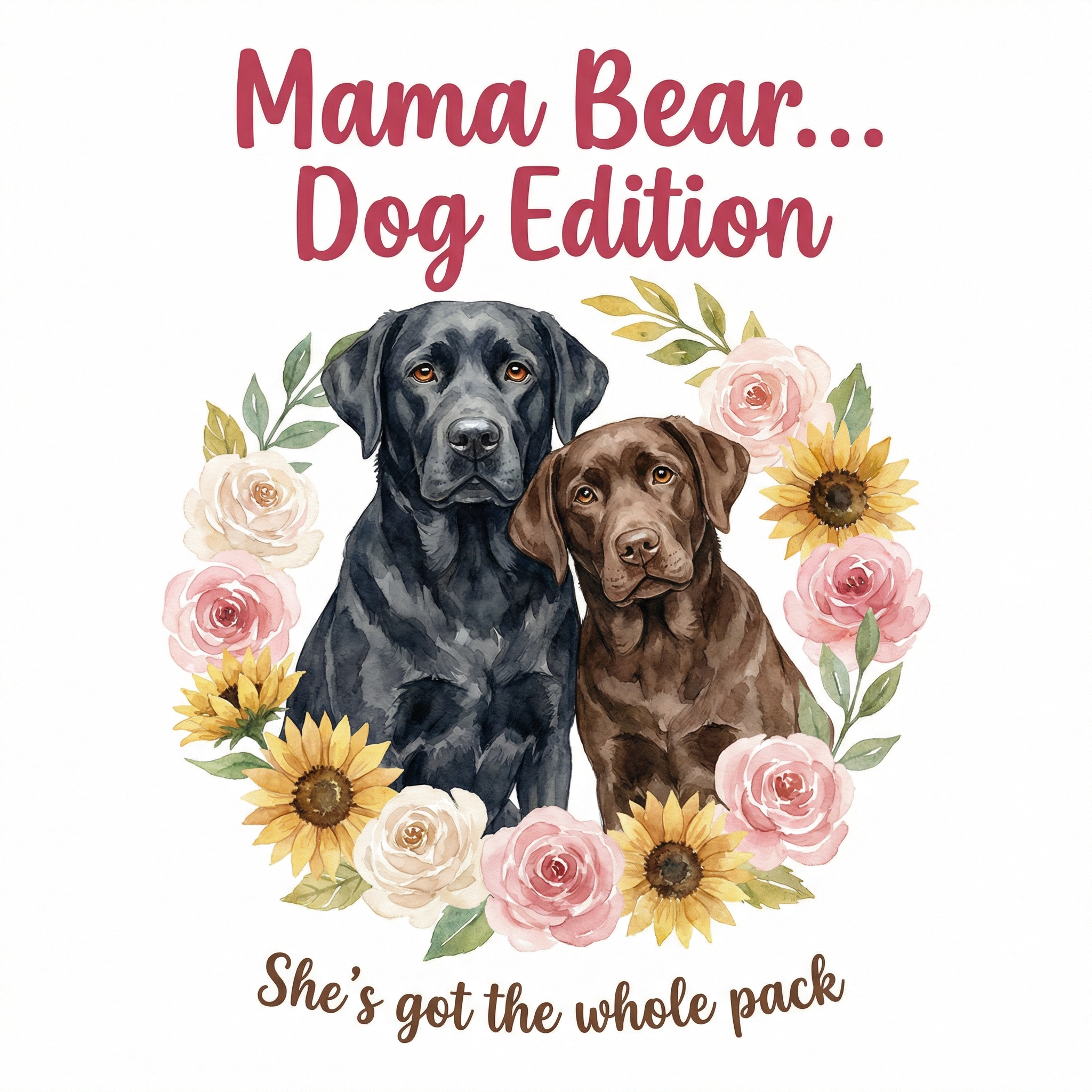 Mama Bear Dog Edition Tee