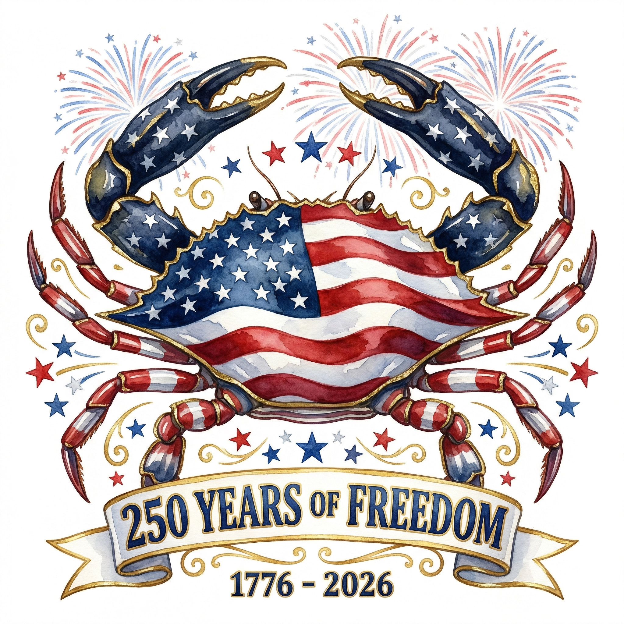250 Years of Freedom Crab Tee