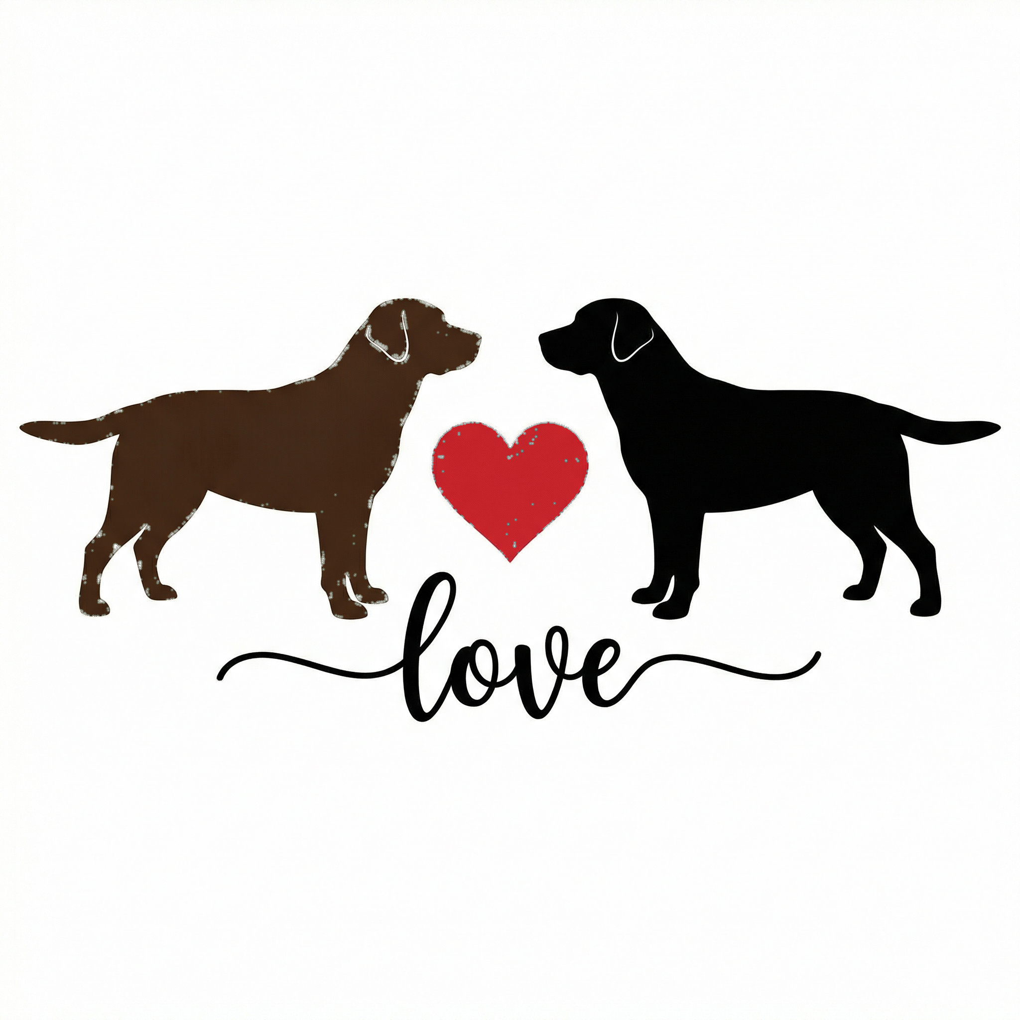 Buddy & Ria Love Silhouette Tee