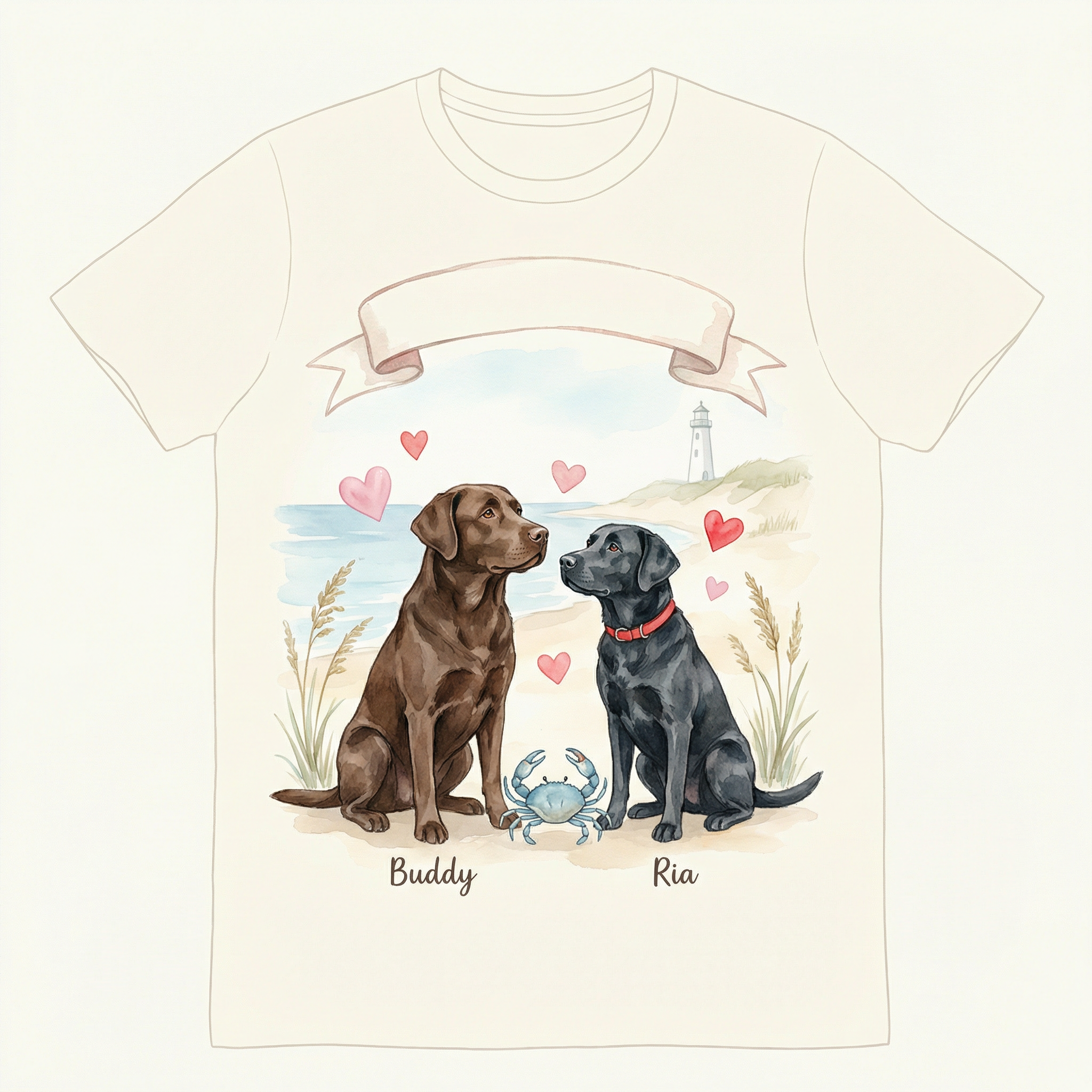 Hearts and Paws Valentine's Tee
