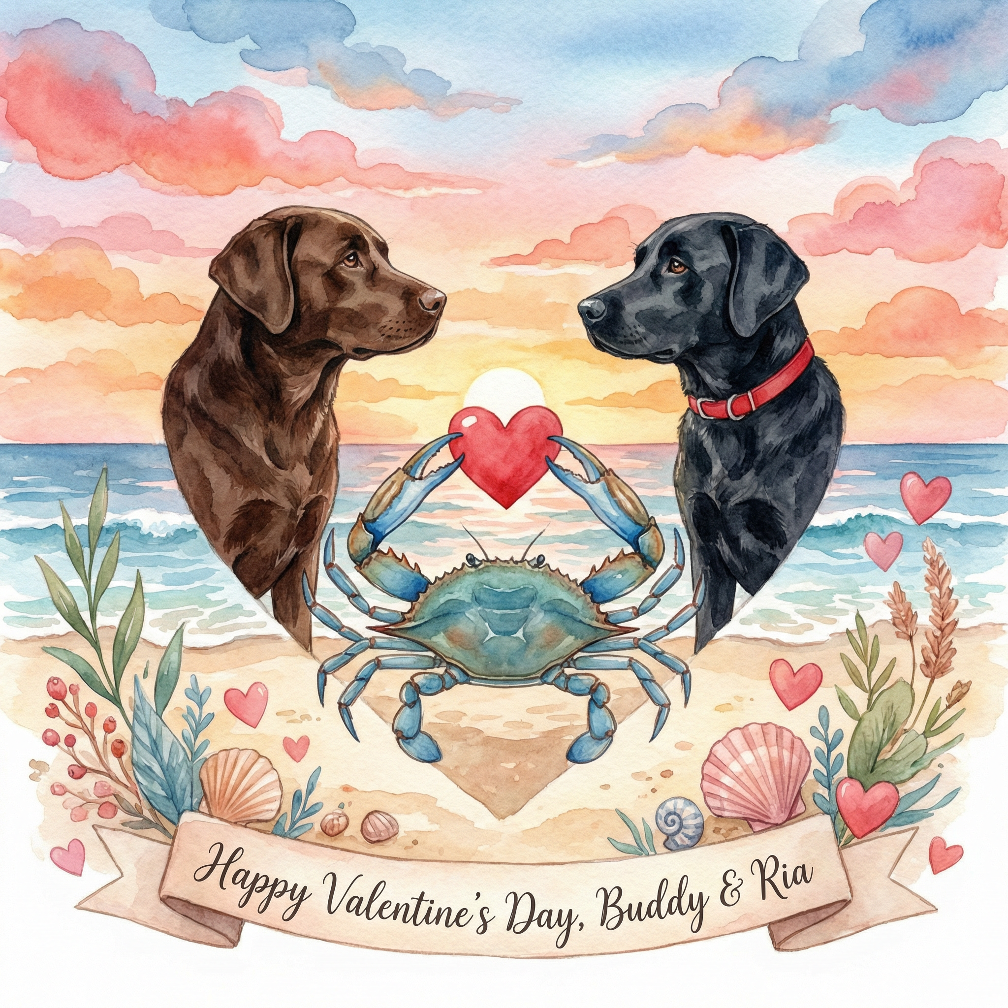 Love Coastal Valentine's Tee
