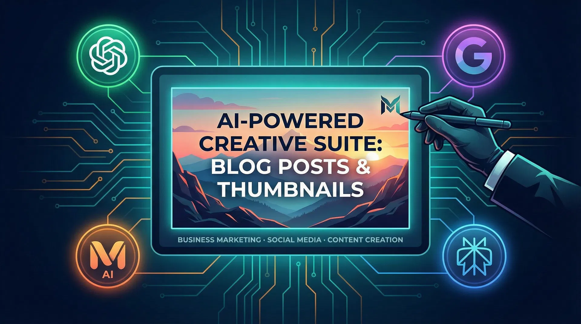 AI image generators for business - ChatGPT, Gemini, Manus, and Perplexity compared
