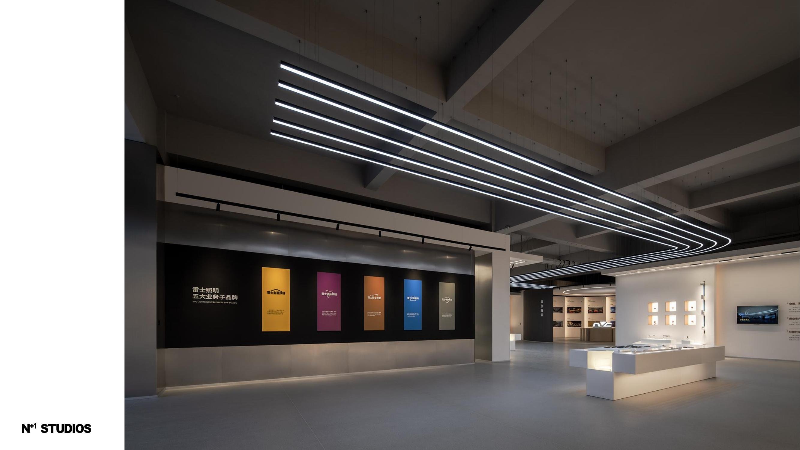 雷士照明万州园区办公大堂及展厅更新