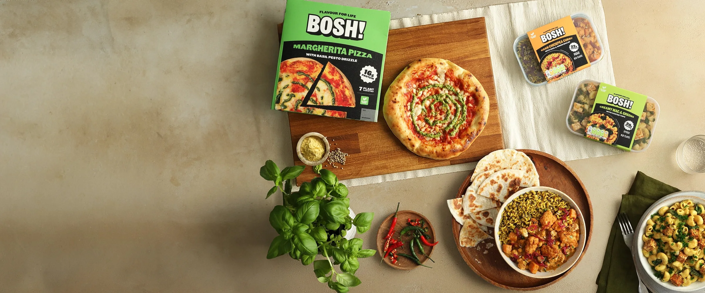 BOSH! Big flavour. Better choices.