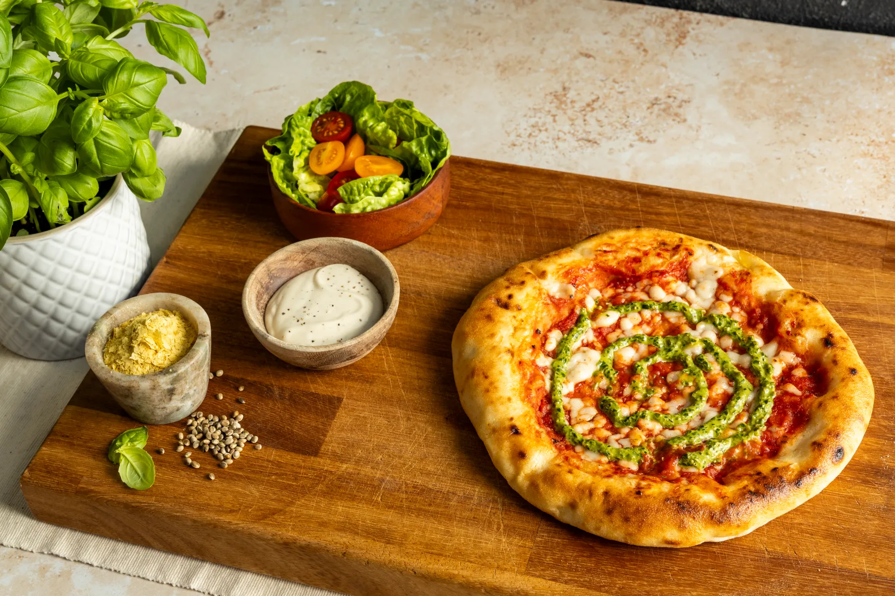 BOSH! Sourdough Pizza lifestyle image