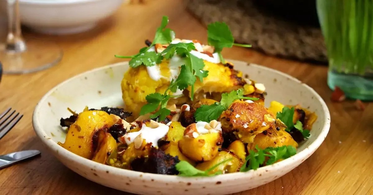 Anna's Curry Coconut Cauliflower — a plant-based Indian recipe by BOSH!