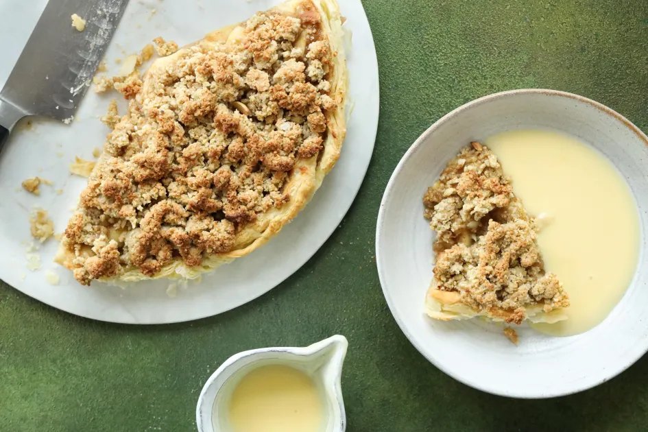 Apple Crumble Pie — a plant-based British recipe by BOSH!