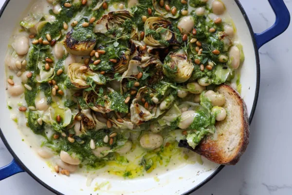 Artichoke Butter Beans