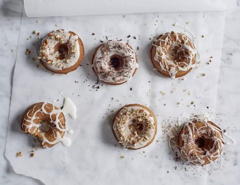 Banana Bread Doughnuts — a plant-based American recipe by BOSH!