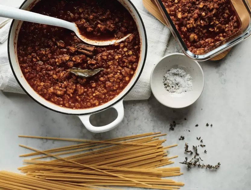 Big Batch Bolognese — a plant-based Italian recipe by BOSH!