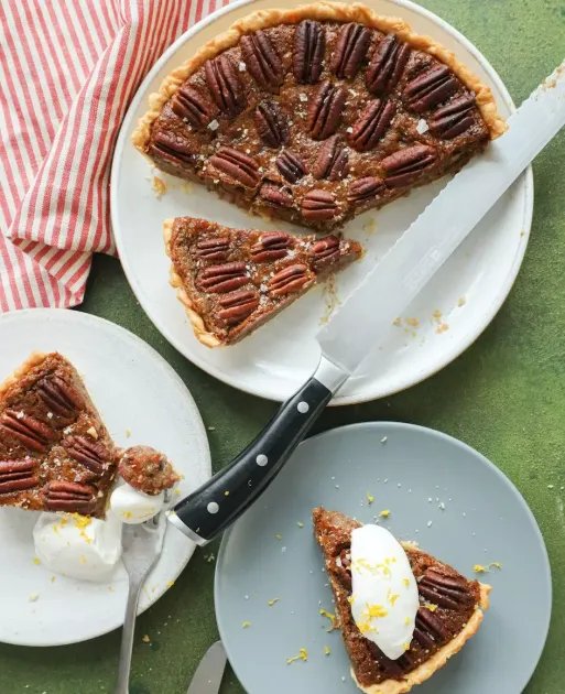 Boozy Brown Butter Pecan Pie