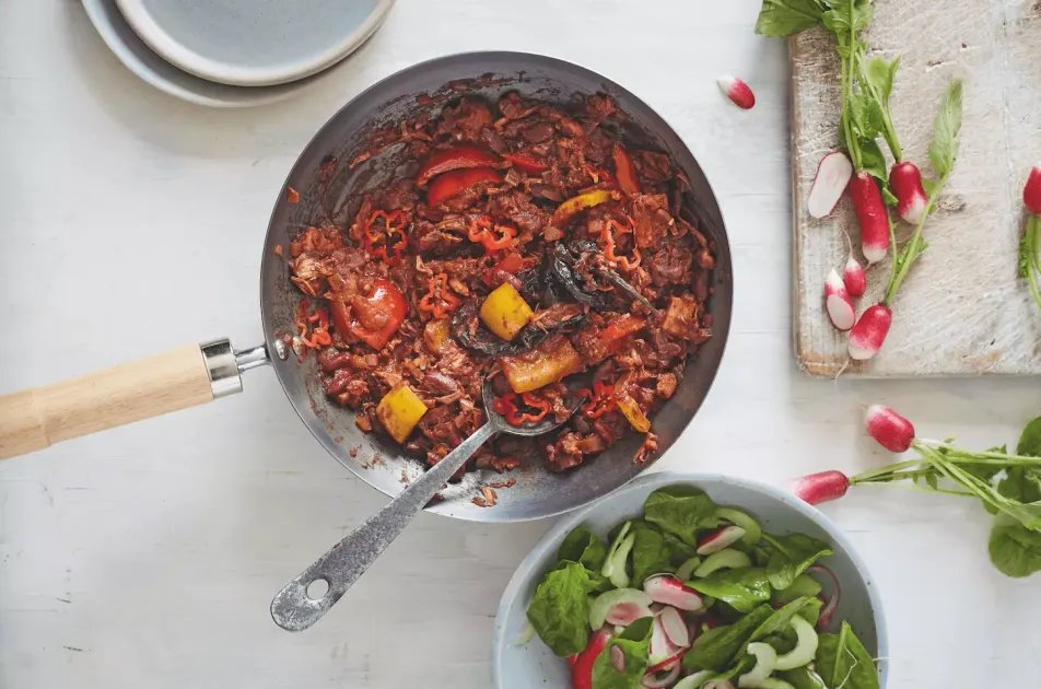 Braised Jackfruit Chilli — a plant-based Mexican recipe by BOSH!