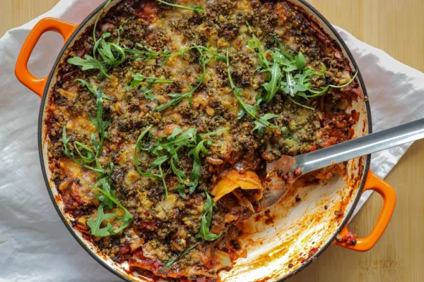Broken Aubergine Lasagne