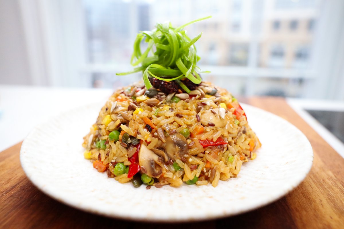 Brussel Sprout Fried Rice — a plant-based recipe by BOSH!