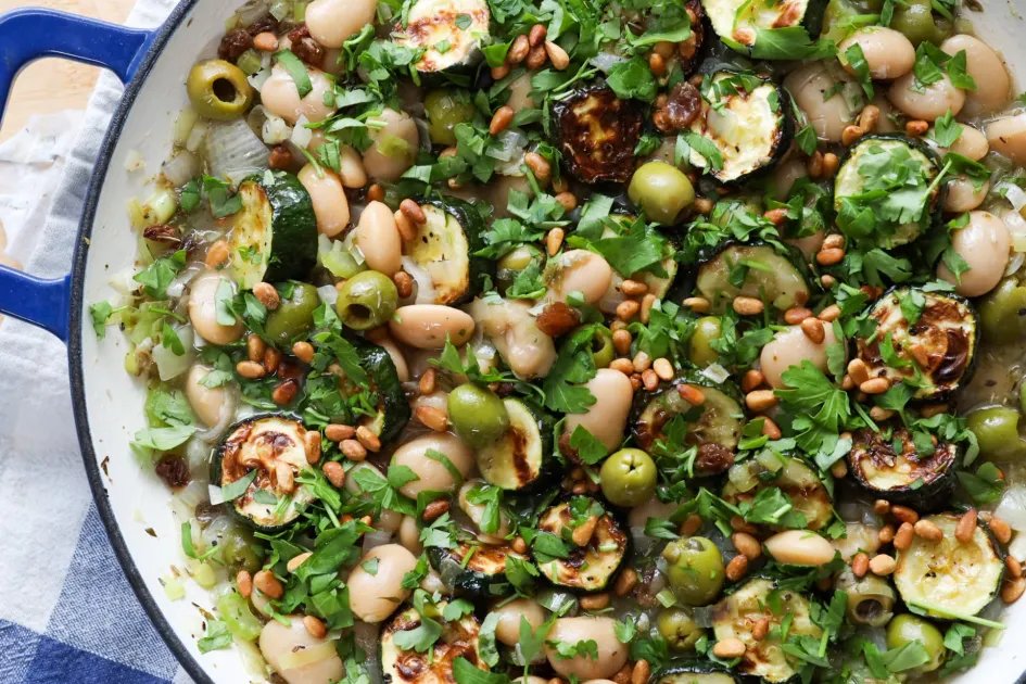 Caponata Bean Bowl — a plant-based Italian recipe by BOSH!