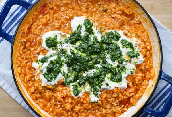 Caprese Risotto