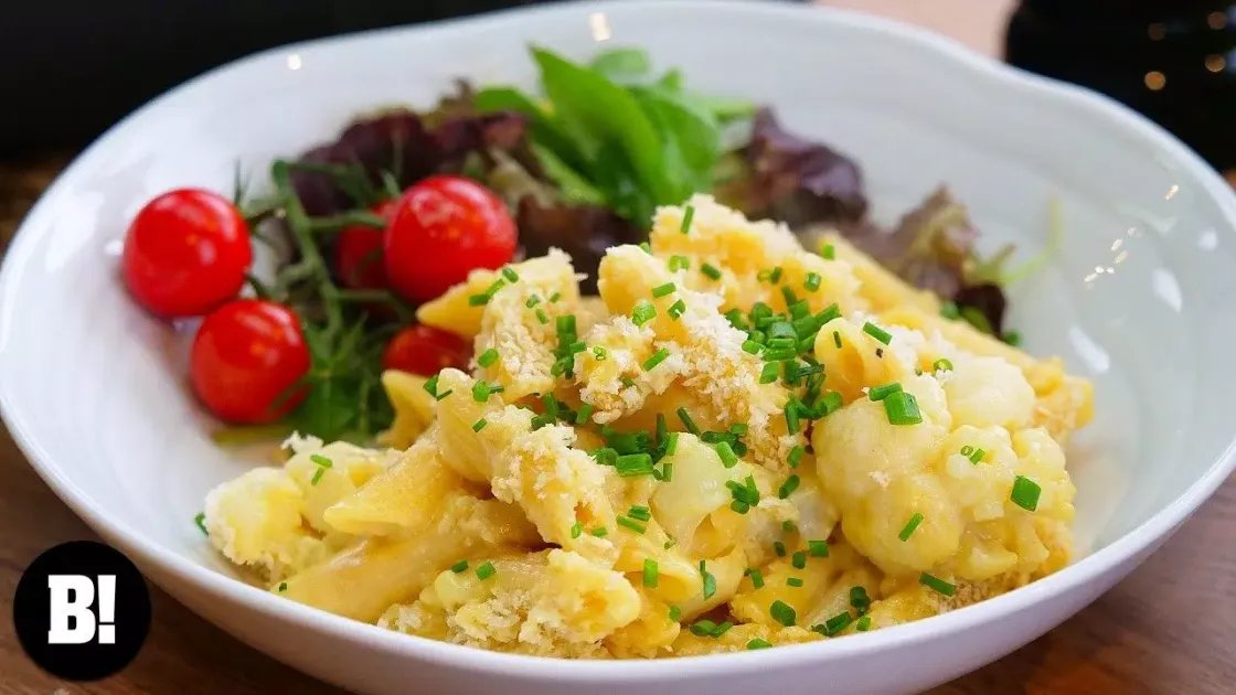 Cauli Cheese Pasta Bake — a plant-based Italian recipe by BOSH!