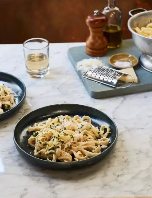 Cauliflower Alfredo — a plant-based American recipe by BOSH!