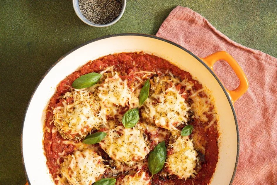'Chicken' Parmigiana — a plant-based American recipe by BOSH!