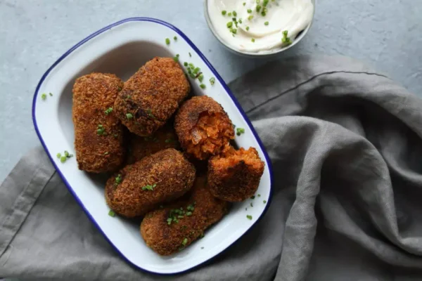 Chorizo Croquettes with Garlicky Aioli