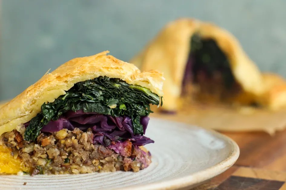 Christmas Pithivier — a plant-based British recipe by BOSH!