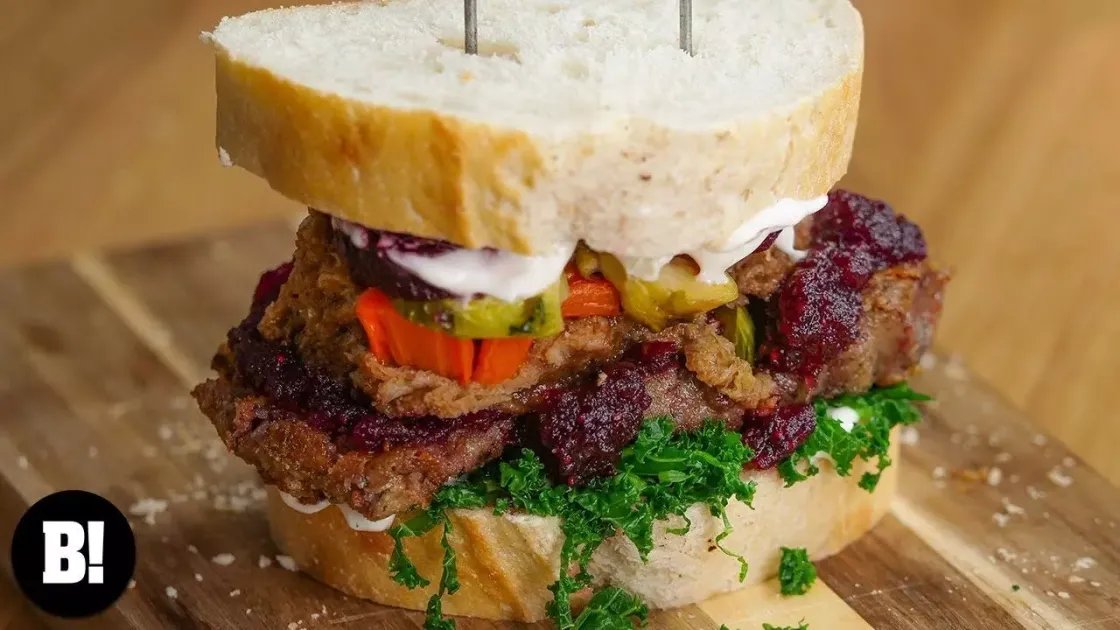 Christmas Sandwich With Moist Maker (From Friends)