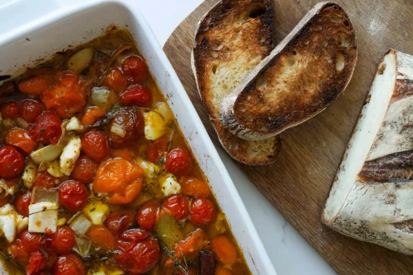 Confit Tomatoes and Feta