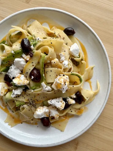 Courgette Pappardelle