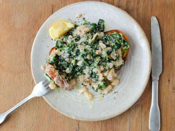 Creamy Beans and Greens