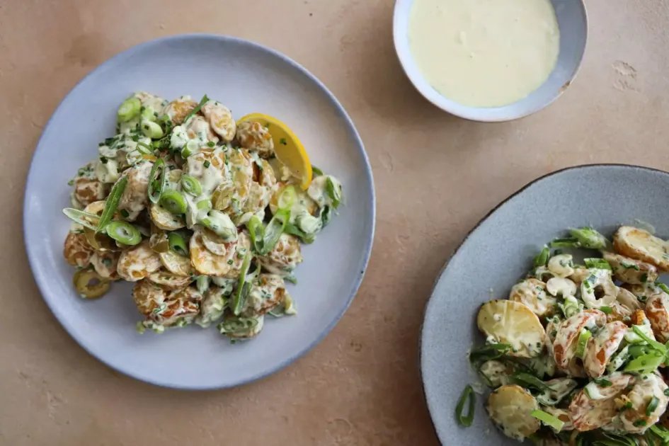 Creamy Herby Potato Salad — a plant-based British recipe by BOSH!