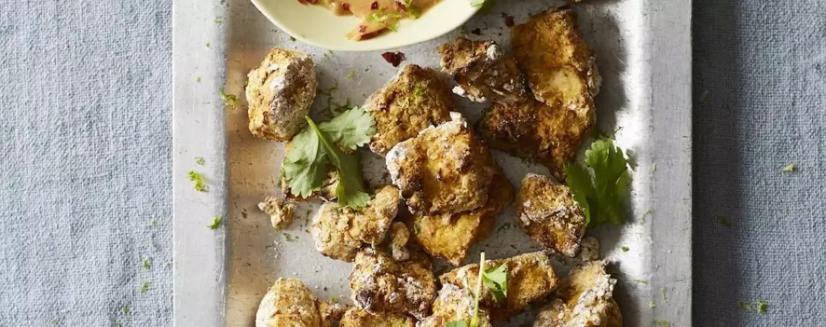 Crispy Tofu Satay Bites