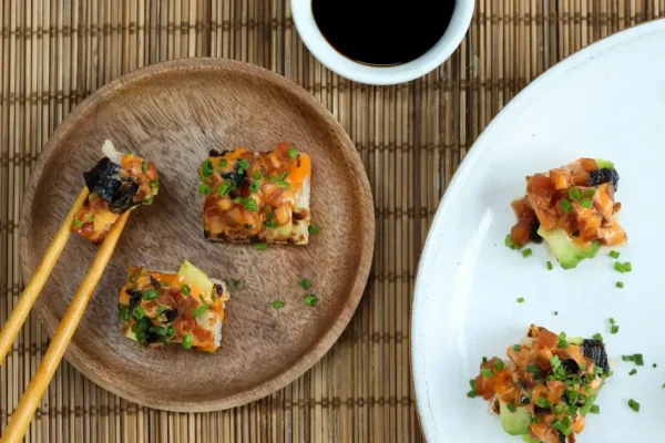 Crispy Tuna Rice Bites