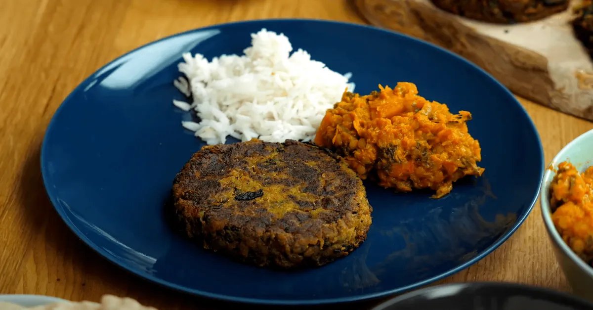 Curry Potato Cakes — a plant-based Indian recipe by BOSH!