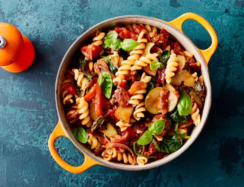Easy Peasy Pasta — a plant-based Italian recipe by BOSH!