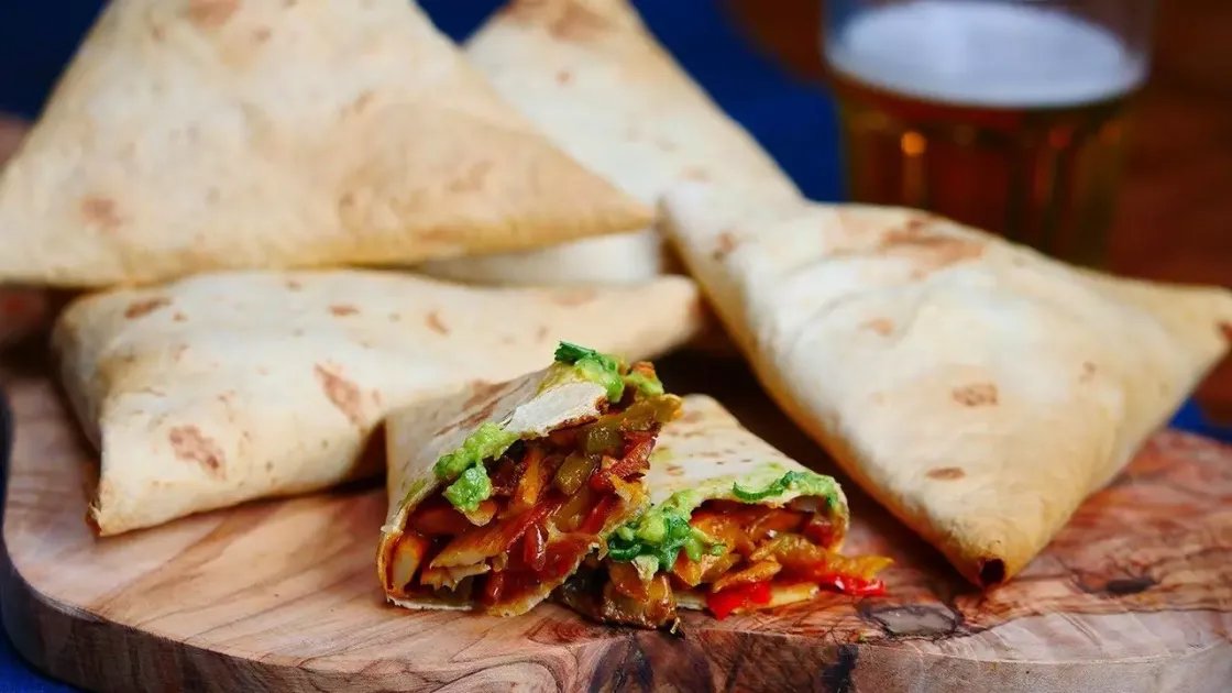 Fajita Samosas — a plant-based Mexican recipe by BOSH!