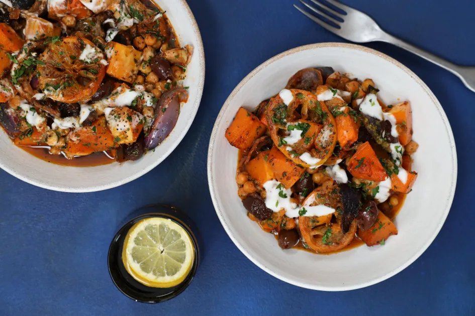 Fridge Raid Friday Traybake — a plant-based Mediterranean recipe by BOSH!