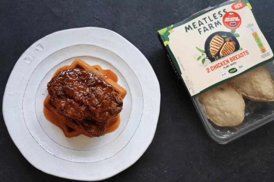 Fried Chicken and Waffles — a plant-based American recipe by BOSH!