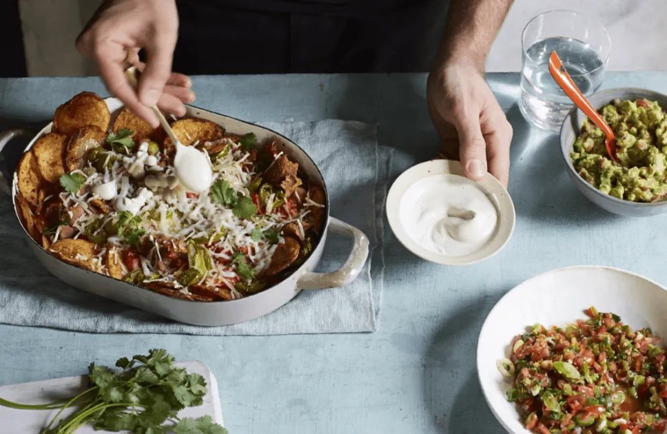 Fully Loaded Potato Nachos