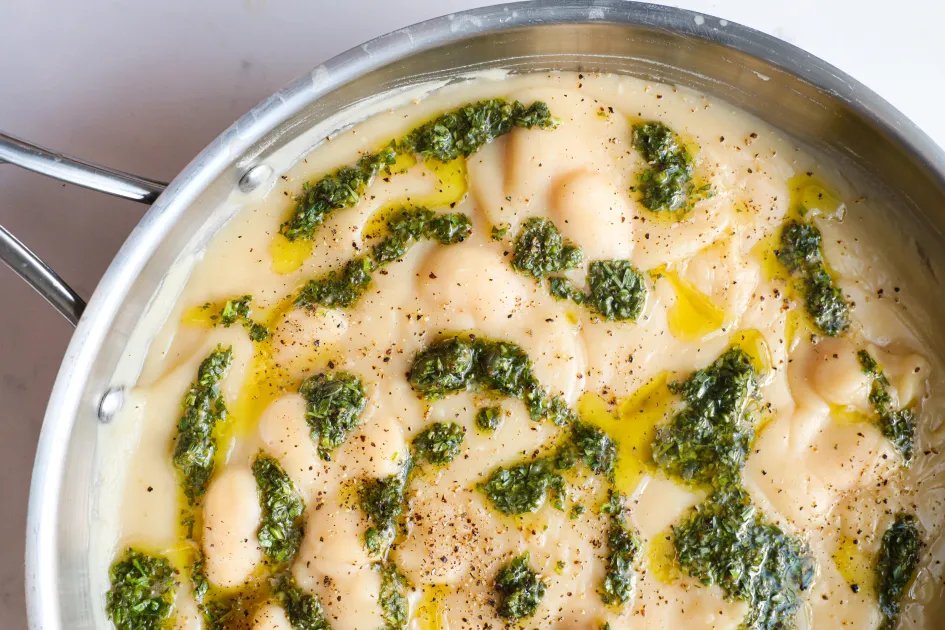 Garlicky Butter Beans — a plant-based Mediterranean recipe by BOSH!