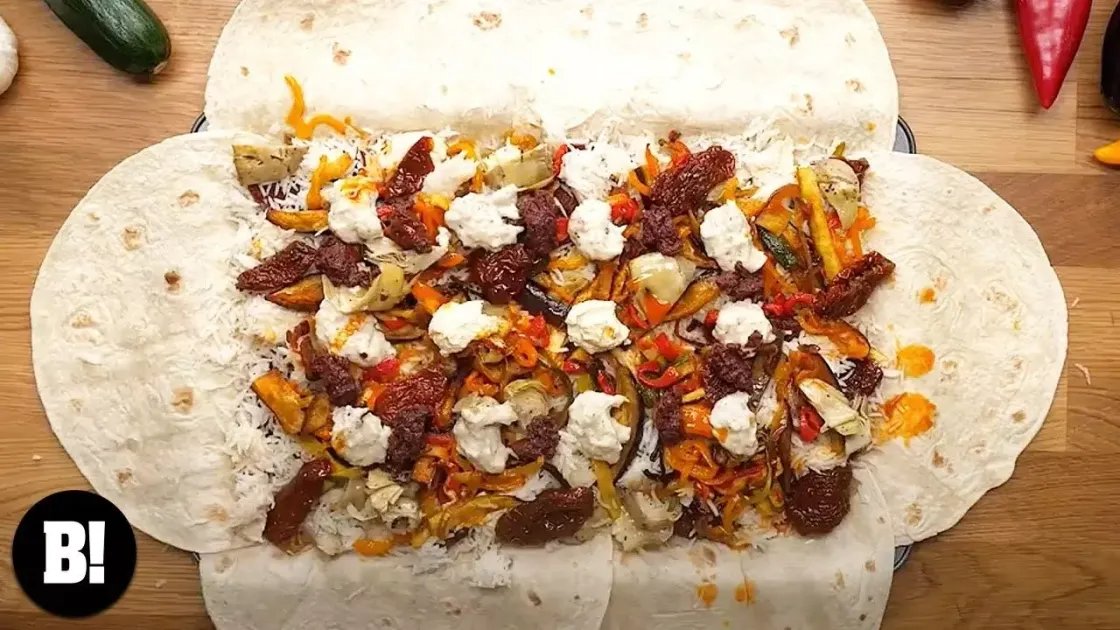 Giant Hummus Mezze Traybake — a plant-based Mediterranean recipe by BOSH!