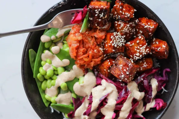Glazed Tofu Nourish Bowl