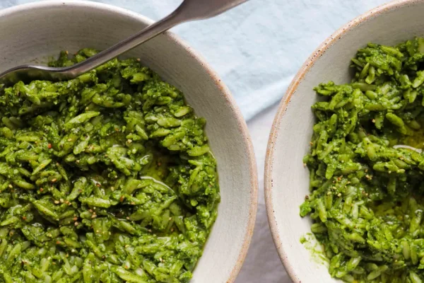 Green Pesto Orzo