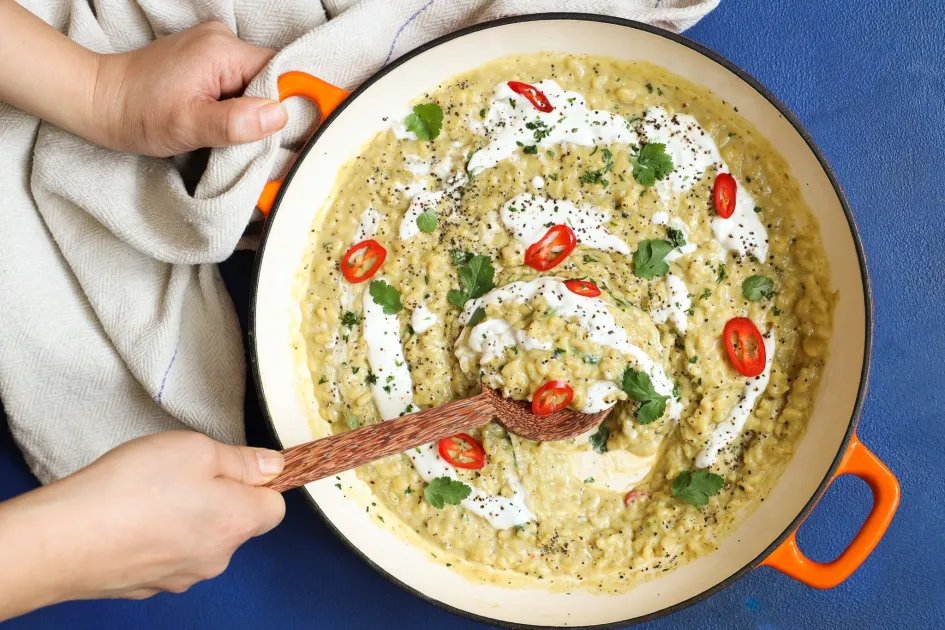 Green Thai Risotto — a plant-based Other recipe by BOSH!